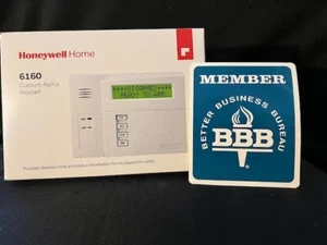 Honeywell '6160' Alpha Keypad - most current version - "A+" rated BBB Company - Picture 1 of 4