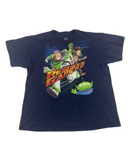 Camiseta gráfica juvenil de Disney Pixar Toy Story talla XL azul oscuro 100 % algodón - Imagen 1 de 5