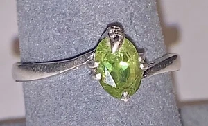 Ross Simons Ring Sterlingsilber 925 Peridot grüner Edelstein Größe 7 - Bild 1 von 13