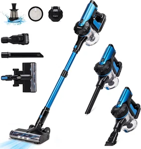 Cordless Vacuum Cleaner, Powerful Suction Stick Vacuum Cordless Rechargeable wit - Picture 1 of 6