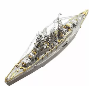 NAGATO CLASS BATTLESHIP 3D Metal Nano Puzzle Model Laser Marine Jigsaw Warship - Picture 1 of 4