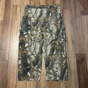 Vintage realtree hardwoods baggy cargo camo pants size XL - Picture 1 of 7
