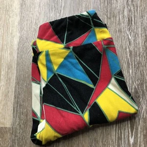 LULAROE Tween Geometric Print Multi Color Leggings Girl's Size XS - Picture 1 of 10
