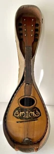 Vintage Teardrop Shaped Round Bowl Back Mandolin 8 String Musical Instrument - Picture 1 of 12