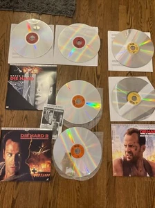 Die Hard Trilogy Widescreen THX Laserdisc LD Bruce Willis Excellent Condition - Picture 1 of 10