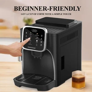 Super Automatic Espresso Machine with Grinder - Espresso Maker with Steam wand - Picture 1 of 21