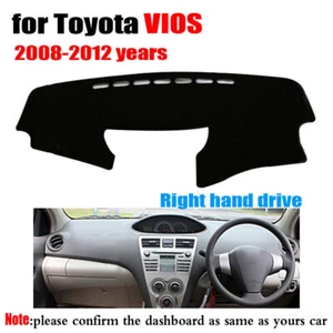 Interior Dashboard Carpet Sun Shade Protective Pad Cover For RHD Toyota Vios - Picture 1 of 8