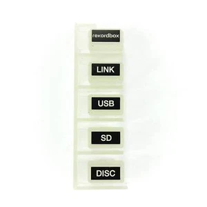 DAC3115 Button Knob Set DISC-SD-USB-LINK-RECORDBOX for Pioneer CDJ-2000NXS2-TOUR - Picture 1 of 3
