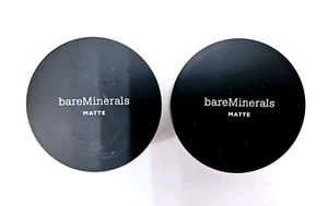 2x BareMinerals Matte Loose Foundation SPF 15 Fairly Medium .21 Oz No Box - Picture 1 of 3