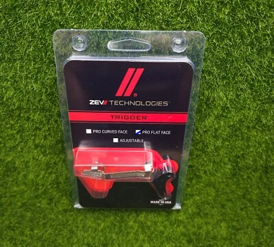 Gatillo y barra de cara plana ZEV Pro Gen 1-4 Glock con conector - FFT-PRO-BAR-SM-B-B Foto 1 de 3