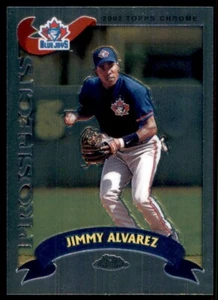 Topps Traded & Rookies 2002 #T197 Jimmy Álvarez novato cromado - Imagen 1 de 2