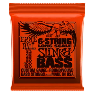 Ernie Ball Slinky Long Scale Nickel Wound 6 Saiten E-Bass Saiten 32-130 - Bild 1 von 2