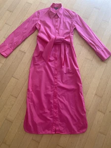 Hemdblusenkleid, Massimo Dutti, Gr. S, pink - Bild 1 von 6