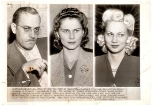 Murderer on Trial Killed Ex Wife's New Husband Asst Press AP Photo 8x11" 1943 - Picture 1 of 2