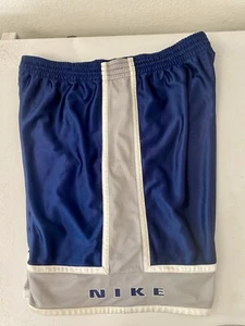 Nike Reversible Vintage Basketball Shorts Size XL Blue/Silver - Picture 1 of 13