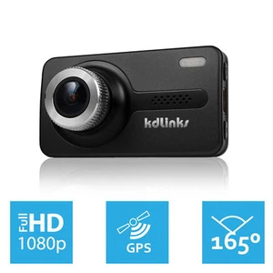 KDLINKS X1 Super Wide Angel 165° HD Car Dash Cam Camcorder GPS Dashcam Camera - Picture 1 of 10