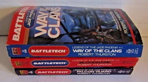 Lot 3 Battletech Legend Of The Jade Phoenix Vol 123 Paperback  - Picture 1 of 3