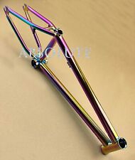 NEW! 20" FREE STYLE BMX BICYCLE HEAVY-DUTY CR-MO FRAME IN OIL SLICK/NEON.