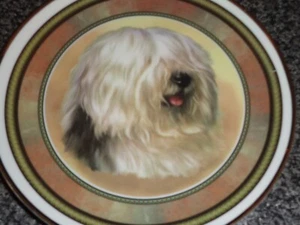 Evergreen's Fine Porcelain England Old English Sheepdog Collectors Plate - Picture 1 of 4
