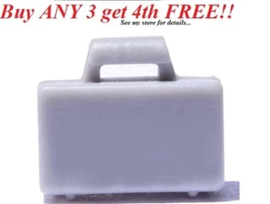 ☀️NEW LEGO MINIFIG MINIFIGURE City GRAY BRIEFCASE Business Suitcase Attache Bag - Picture 1 of 1
