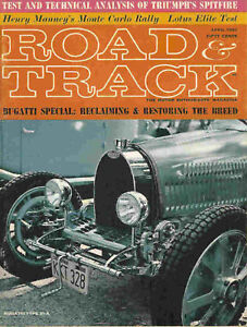 Road & Track 1963 Apr bugatti triumph lotus bus cortina