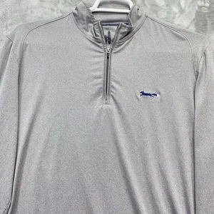 Johnnie-O pullover Men Large 1/4 zip sweater performance golf stretch Fox Run CC - Picture 1 of 14