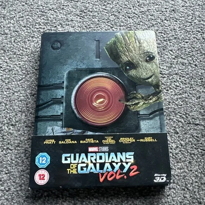 Guardians of the Galaxy Vol. 2 Blu-Ray Steelbook - Brand New (includes 2D & 3D) - Image 1 of 4