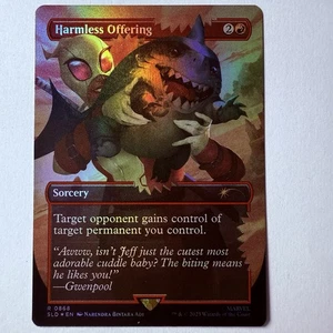 Magic The Gathering Mtg Foil Offering Inoffensif Deadpool Secret Lair presque comme neuf - Photo 1/1