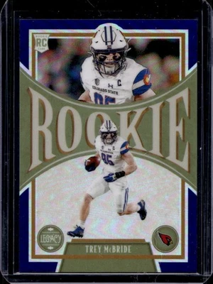 2022 Panini Legacy Trey McBride RC Premium Sapphire Rookie #10/35 Cardinals - Image 1 of 2