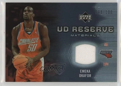2006-07 UD Reserve Materials /100 Emeka Okafor #RM-EO - Image 1 of 2