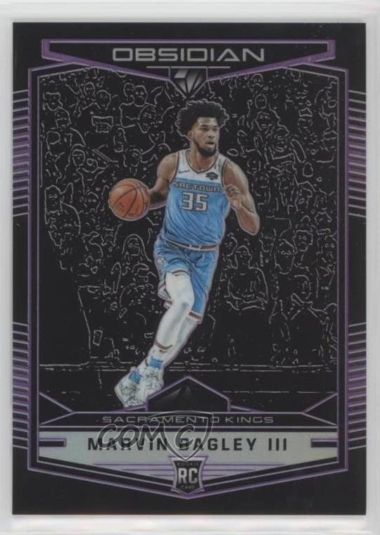 2018 Obsidian Rookies Electric Etch Purple Prizm /49 Marvin Bagley III Rookie RC - Image 1 of 2