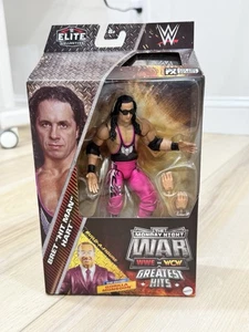 WWE Elite Monday Night Wars Greatest Hits Wave Bret “Hitman” Hart 2 con BAF Nuevo - Imagen 1 de 6