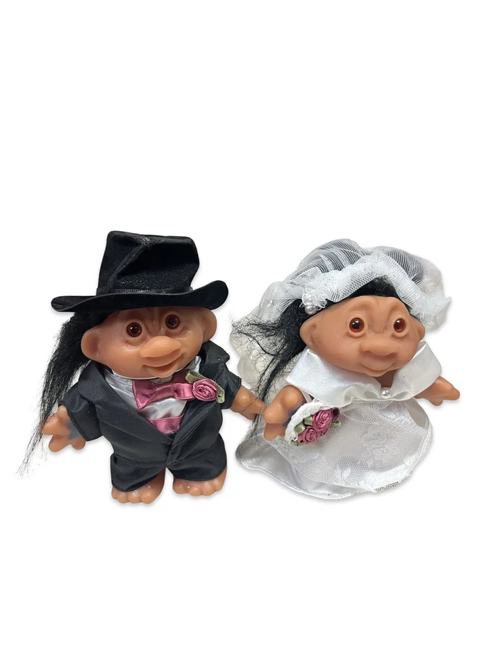 Totally Troll Mr. & Mrs. Twigtwizle Juego de Novia y Novio 2001 Playmates Toys Foto 1 de 4