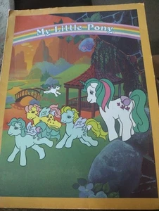 Vintage My Little Pony 2-Pocket School Folder 1986 Good Condition Vintage  - Picture 1 of 5