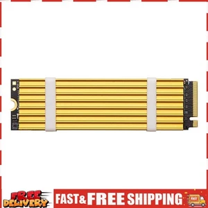 M.2 Solid-State-Festplatten-Kühlkörper für NVMe 2280 SSD (Gold) ~ - Afbeelding 1 van 9