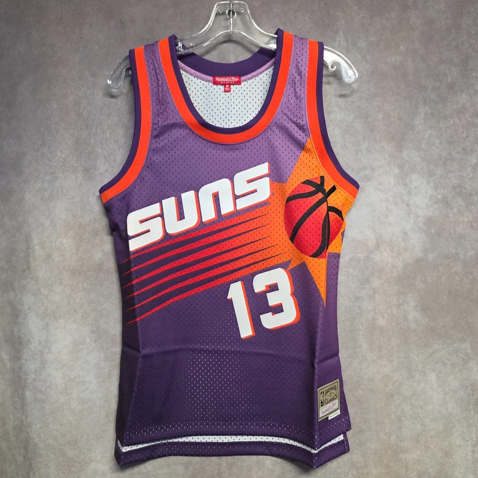 Nueva camiseta Mitchell & Ness HWC NBA Phoenix Suns Steve Nash 13 Swingman para mujer M Foto 1 de 4