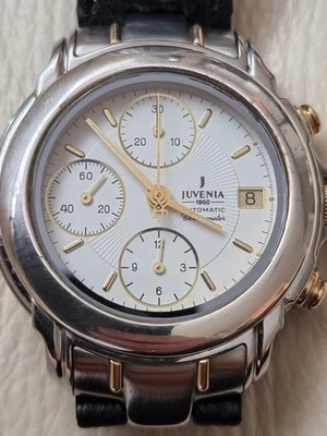 Excelente Raro Juvenia 1860 AUTOMÁTICO Cronómetro Fecha 17j Foto 1 de 4