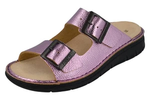 FINN COMFORT FINNCO Cayman Soft Damen Hausschuhe rosa metallic Glattleder - Bild 1 von 1