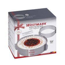 Westmark Anello per torte in acciaio inox h 8,5 - ø 16-30 cm Qualità extra