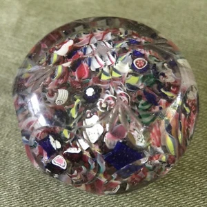 Very GOOD Antique NEW ENGLAND GLASS Faceted Scramble PAPERWEIGHT Excellent Cond. - Picture 1 of 6