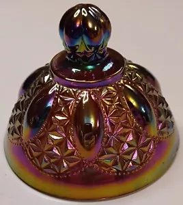 Vintage Imperial Carnival Glass Candy Dish LID ONLY - Picture 1 of 4