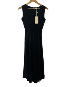 Joie Dress Caviar Black Womens Size Small MIDI NWT MSRP $149 - Picture 1 of 11