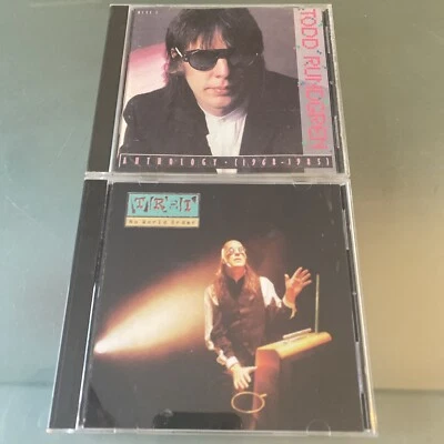 Todd Rundgren 2 💿 LOT: Anthology Disc 1 & No World Order / EX Discs / Rock Foto 1 de 3
