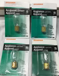 Sylvania 15T7DC #18200 Appliance Microwave Light Bulb Ba15d Bayonet Base 4-pcs - Picture 1 of 7