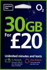 o2 Sim Card for Devices Phones ipads mifi  £20 for 30gb unlimited calls 
