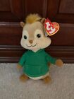 Ty Beanie Baby 2011 Alvin and the Chipmunks THEODORE Retired Plush NEW With Tags