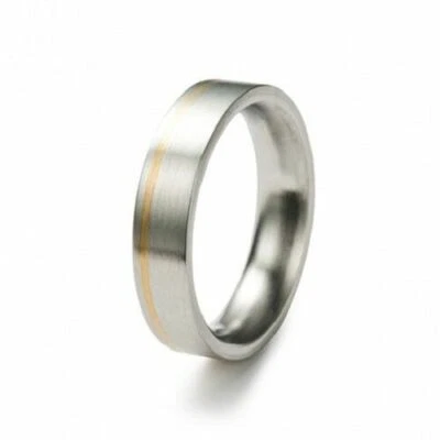 Stainless steel ring and gold 18ct Monomania 25278 sizes 10, 14, 16, 18 - Image 1 of 4