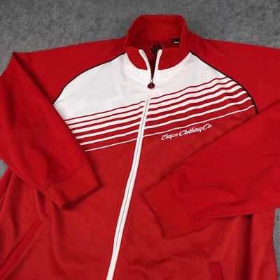 Vintage ENYCE Jacket Mens XXXL Red White Track Hip Hop Rap Skate Baggy Tall Y2K - Image 1 of 4