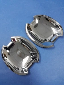 Chrome Stainless Steel Door Handle Shells 1995-2002 Mercedes W208 CLK C208 A208 - Picture 1 of 6
