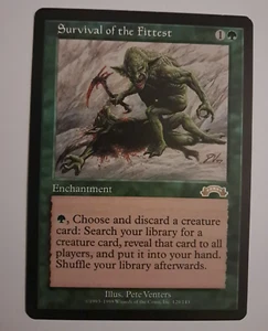 Survival of the Fittest MP Exodus MTG Magic the Gathering Reserved List - Picture 1 of 6